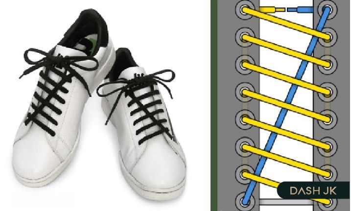 Thắt dây giày Nike kiểu giấu dây