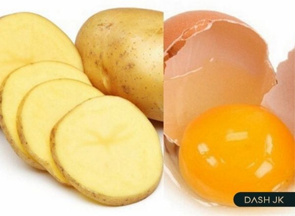 Cách sửa giày bị tróc da bằng trứng gà và khoai tây 