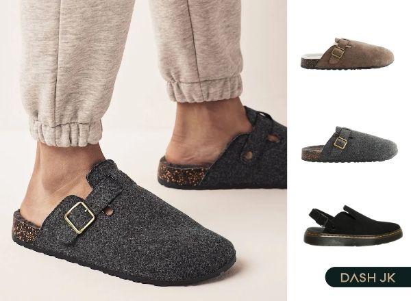 Giày sục nam vải