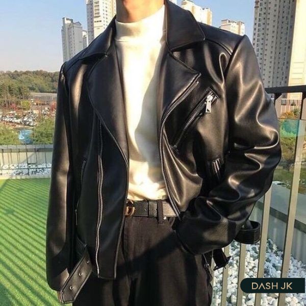 Áo sweater nam phối đồ với áo jacket