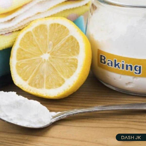 Sử dụng Baking soda với chanh làm sạch giày
