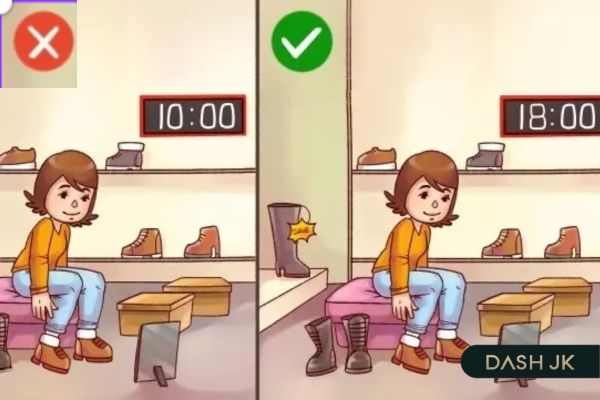 Thời điểm thử giày nên vào buổi chiều