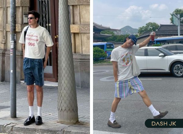 Phối đồ giày vải nam phong cách trẻ trung