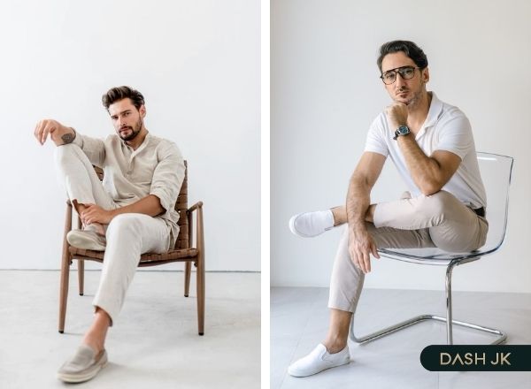 Phối đồ với giày lười nam phong cách trưởng thành