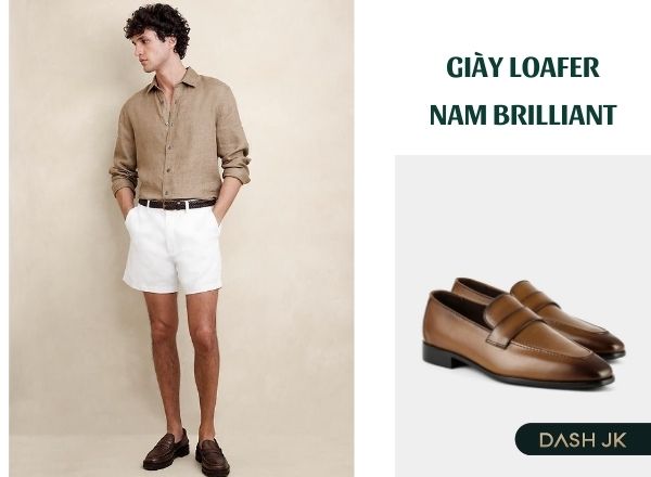 Phối đồ giày lười vải nam sao hợp hoàn cảnh