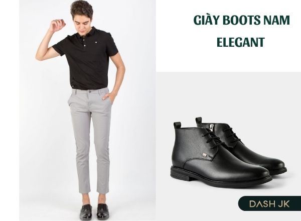 Phối Chukka boots và overshirt trẻ trung thời thượng