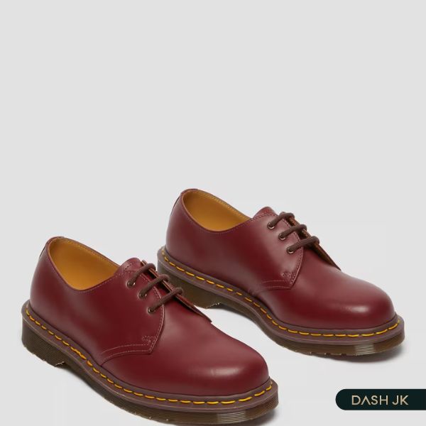 Giày OXFORD nâu đỏ da Quilon