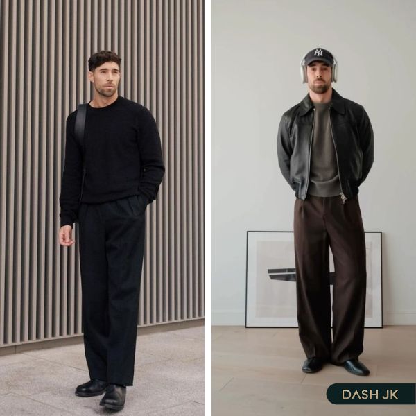 Giày tây Derby nam phối đồ phong cách đường phố