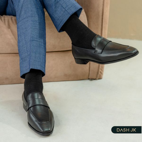 Giày da đen nam BRILLIANT lịch lãm quý ông