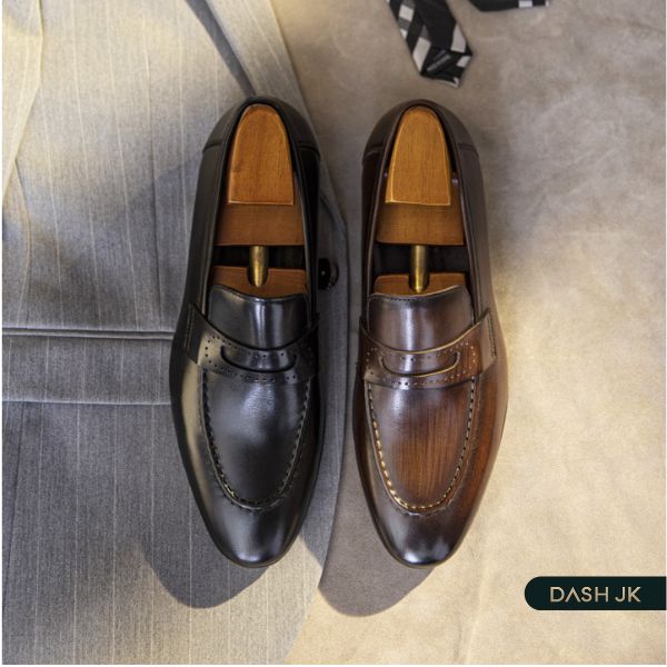 Giày da thủ công cao cấp Loafer Gento giá rẻ cho chàng hạn chế tài chính