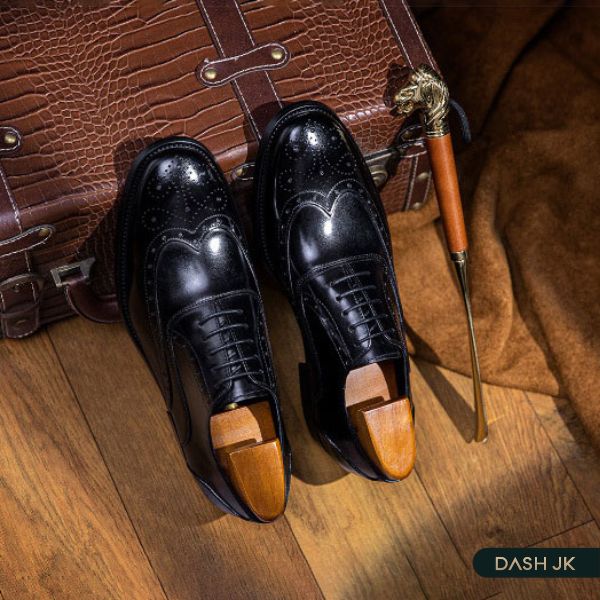 Giày Oxford nam hàng hiệu chế tác thủ công Gento