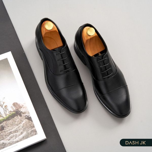  Giày tây Oxford nam trẻ trung từ da thật 100% Tâm Anh
