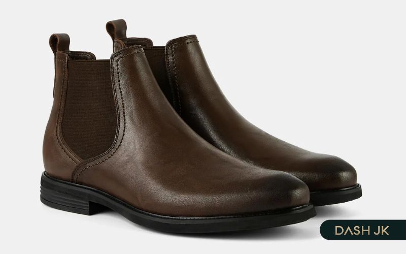Giày da bò cao cấp MATURE Chelsea Boots đai chun 2 bên