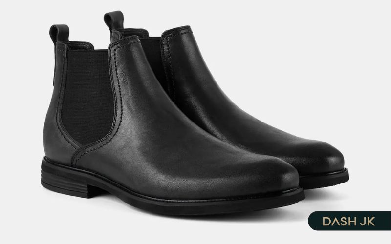 Giày công sở nam Mature Chelsea Boots đai chun co giãn 2 bên