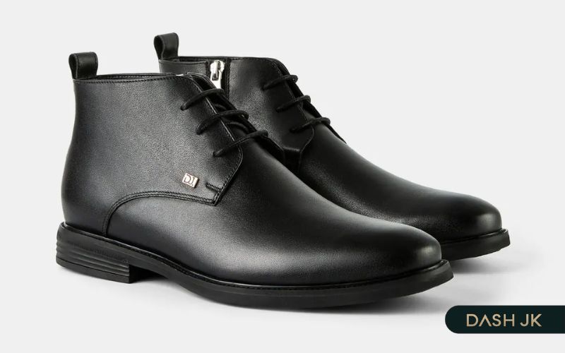 Giày nam văn phòng Elegant Boots khoá kéo bên sườn