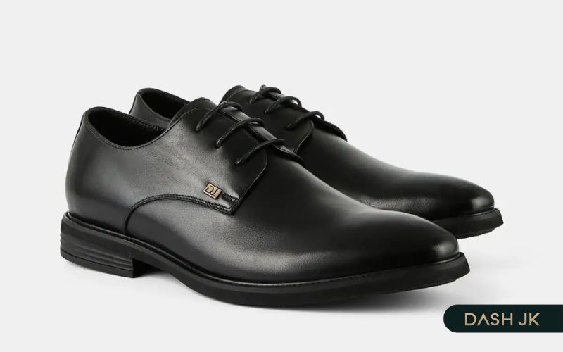 Giày tây nam trẻ trung Derby da sần mạnh mẽ