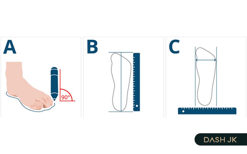 Hướng dẫn quý ông cách chọn size giày Oxford chuẩn DASH JK