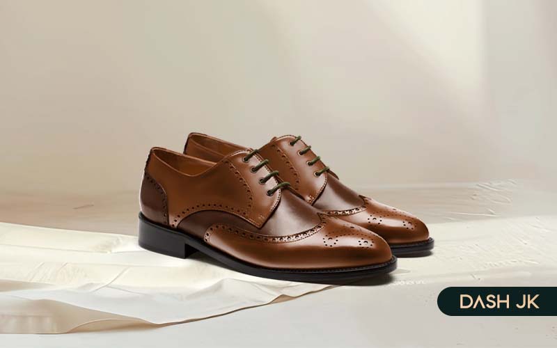Giày Derby wingtip đục lỗ tinh xảo lịch lãm