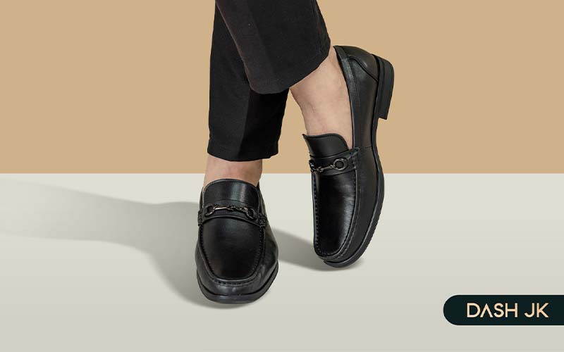 Giày Loafer nam GENTLE đai ngang kim loại sành điệu