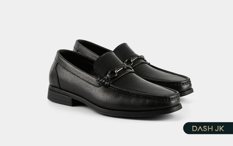 Giày lười nam Gentle Horsebit Loafer đai kim loại sang trọng