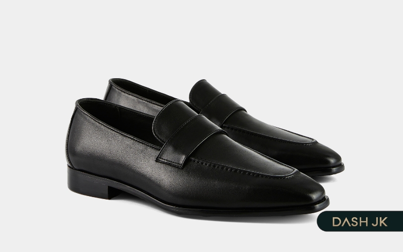 Giày tây nam hàng hiệu Loafer Brilliant mũi vuông nam tính