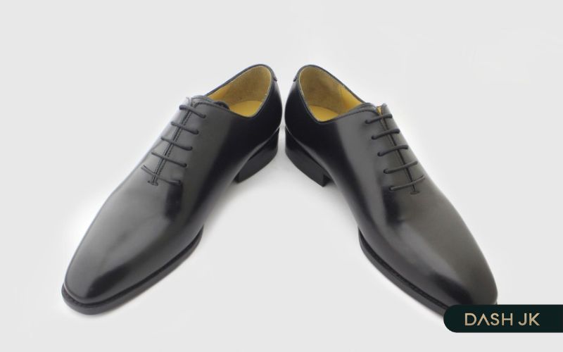 Giày Oxford nam trẻ trung da trơn không họa tiết