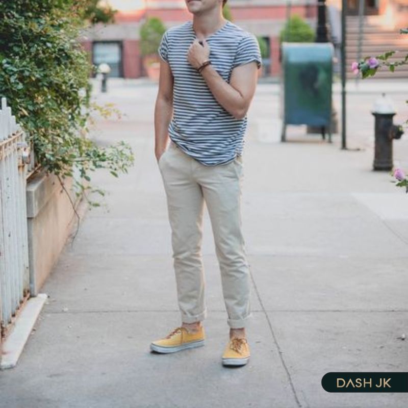 Tips phối đồ với giày màu kem nam hoàn hảo trong mọi dịp