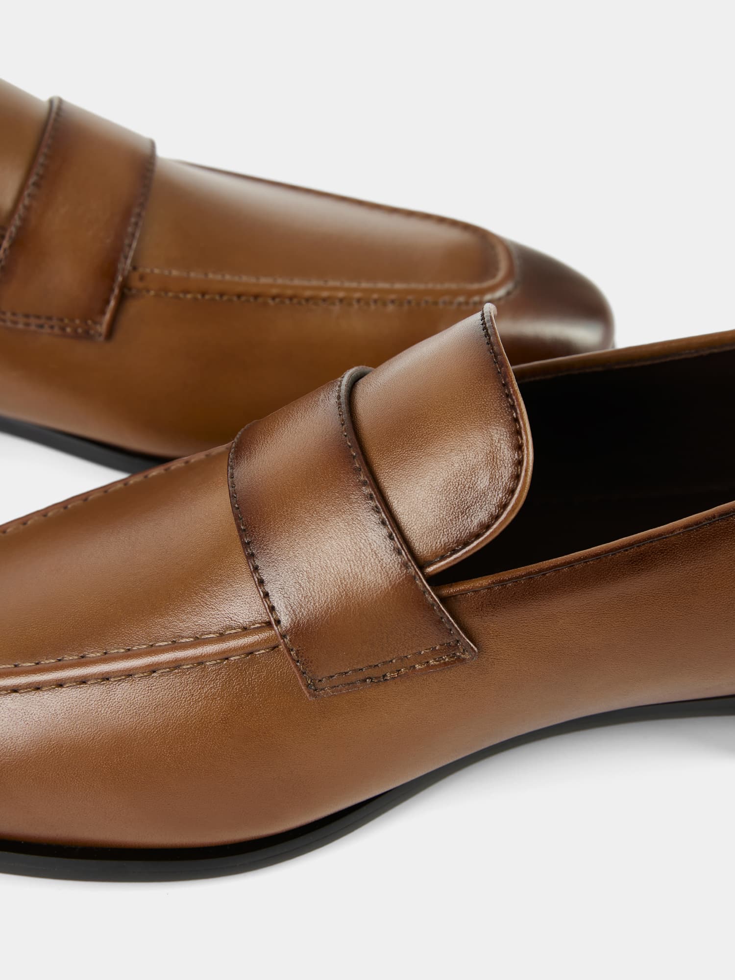 Giày Loafer nam BRILLIANT - Nâu bò