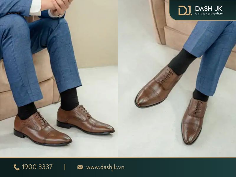 7 mẫu giày tây nam đẹp, cao cấp cho quý ông công sở hiện đại